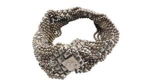 Sergio Gutierrez Liquid Metal Mesh Bracelet 7.5"